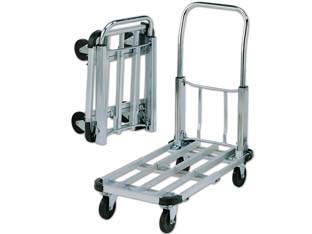 carrello portatutto a 4 ruote pieghevole allum./acciaio portata kg.150 cod:ferx.fer229821