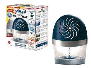 2pz contenitore ariasana aero 360? kit - contenitore e 1 ricarica 450 gr. inclusa cod:ferx.fer230889