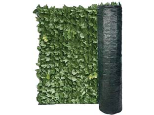 1 pz siepe ornamentale foglie di edera con rete ombreggiante - mt.3x1,5h. cod:ferx.fer231329