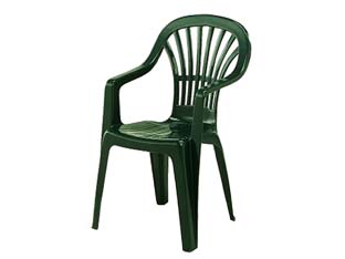 poltrona da giardino "zena" verde - cm.55x56x89h. - peso kg.3,1 cod:ferx.fer246828