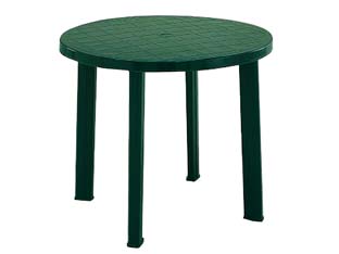 tavolo da giardino "tondo" verde cm.90x72h. - ? cm.90x72h. - peso kg.6,3 cod:ferx.fer246880