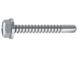 500pz vite tirafondi per metallo autoperforante in acciaio zincato bianco - ? mm.6,3x19 cod:ferx.fer441865