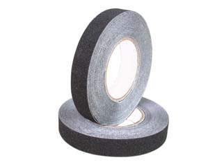 2pz nastro adesivo antisdrucciolo nero in rotolo - mm.25h. in rotoli da mt.18 cod:ferx.fer252720