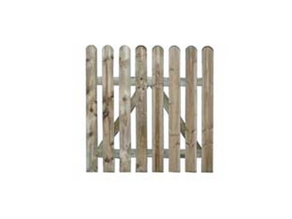 Image of cancelletto in pino impregnato con doghe continue - cm.100x100h. cod:ferx.fer263757