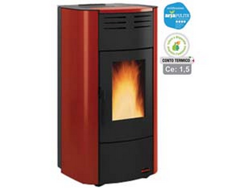 termostufa a pellet raffaella idro h15 18,8 kw bordeuax (con.term.) - misure cm.63,3x62,6x117,60h. - peso kg.214 cod:ferx.fer270144