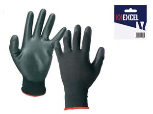 12paia guanti da lavoro in poliestere con palmo ricoperto in lattice - tg.l misura 9 cod:ferx.fer274784