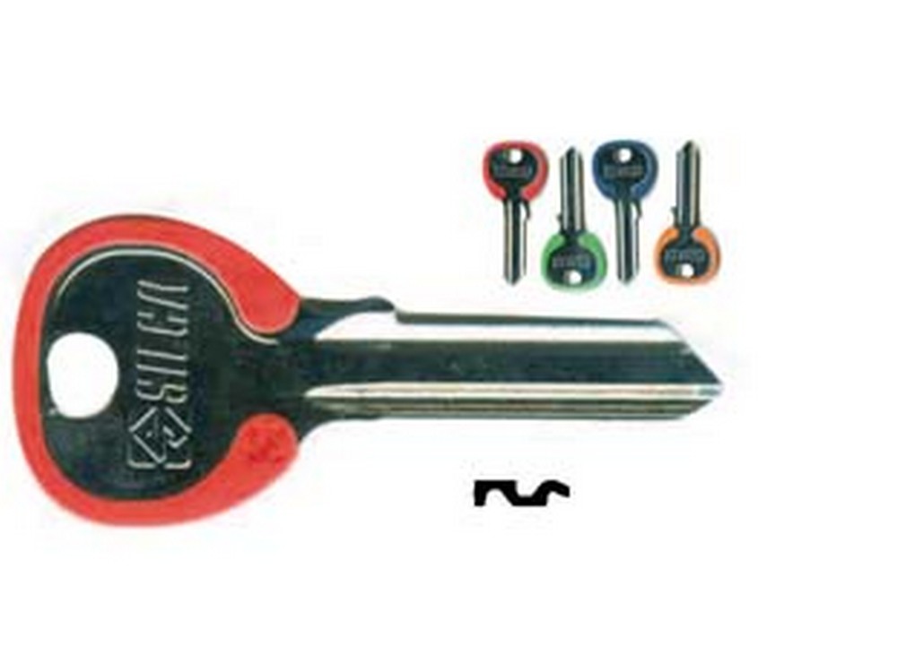 Image of 100pz chiavi per cilindri 5 spine grandi ie6dz - ie6dz dx silky 4 colori assortiti cod:ferx.fer276023