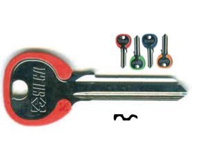 100pz chiavi per cilindri universal 6 spine grandi ul054dz - ul054dz dx silky 4 colori assortiti cod:ferx.fer276030