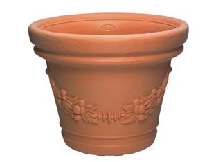 vaso elios tondo festonato - 40, ? cm.42x33 h. cod:ferx.fer278805