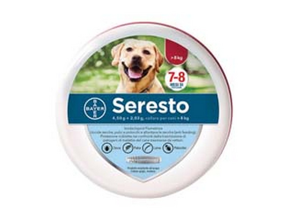 Image of collare contro pulci e zecche cani oltre 8 kg. - per cani oltre kg.8 cod:ferx.fer279932