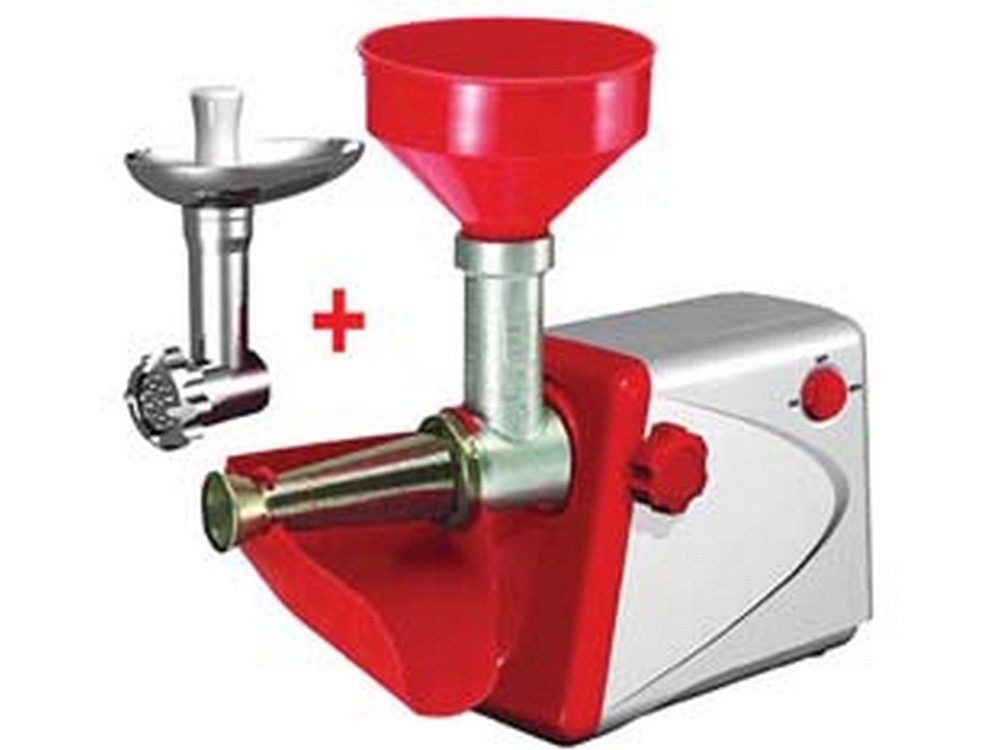 Image of combinato passapomodoro + tritacarne elettrico &quot;artus c25&quot; 385w - 385w cod:ferx.fer281966