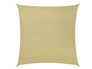 vela ombreggiante hdpe quadra beige - mt.3,6x3,6 cod:ferx.fer315586