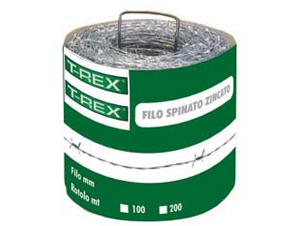 1 pz filo ferro spinato zincato - rotolo da mt.100 cod:ferx.fer297592