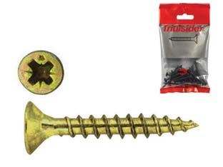 10blister viti per truciolare tps pozidrive in acciao zincata gialla - ? mm.5x40 in blister pz.25 cod:ferx.fer299022