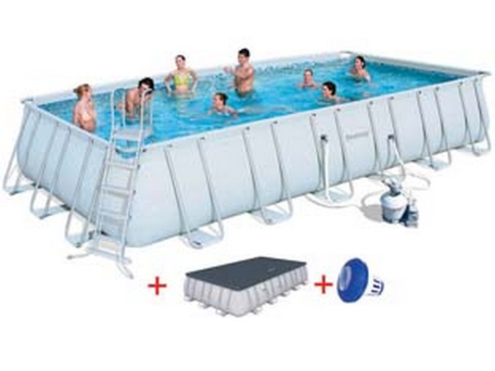 1pz piscina power steel rettangolare telaio portante cm732x366x132h. kg171,1 cod:ferx.fer300537