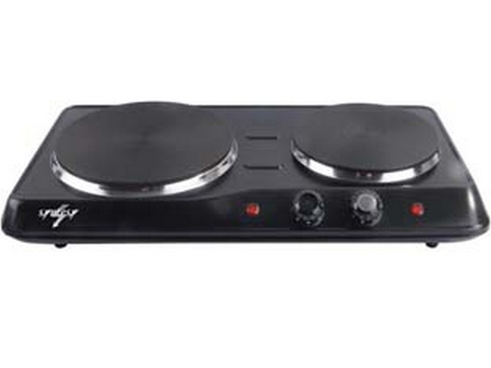 fornello elettrico 2 piastre 2500w - 1000+1500w - piastre ghisa ? mm.155 e 185 cod:ferx.fer303422