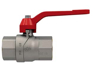 6pz valvola a sfera f/f con maniglia a leva "evolution" - ff 1/2" - pressione esercizio 50 bar cod:ferx.fer304689