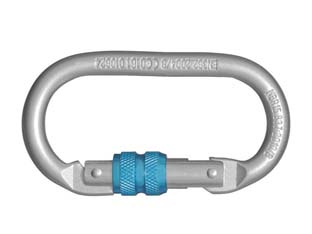 5pz moschettone anticaduta "sekuralt 981" - apertura mm.18 cod:ferx.fer306669