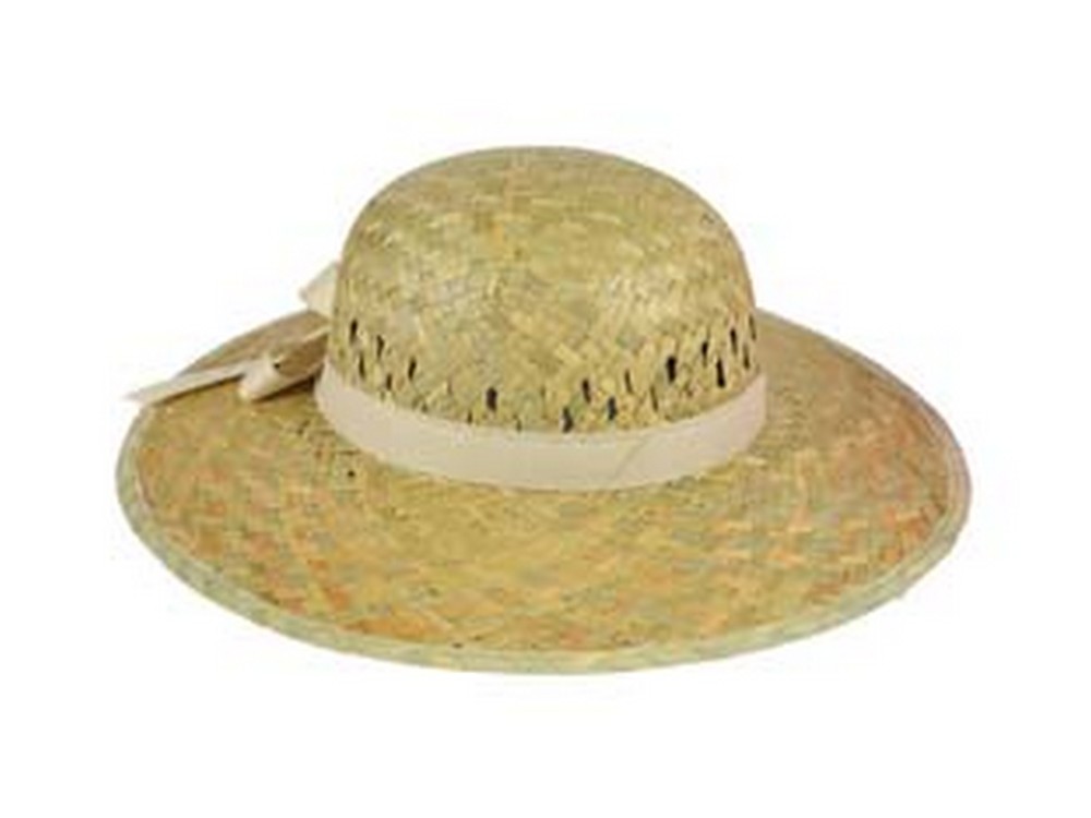 Image of 12pz cappello in paglia naturale modello donna misura unica busta da pz.12 cod:ferx.fer307376