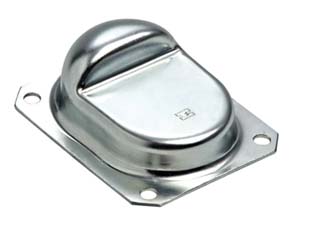 5pz battente arresto fissare art.166 - mm.100x100x43 cod:ferx.fer308052