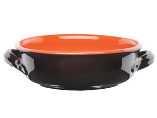 casseruola in terracotta 2 manici brunella - cm.30 cod:ferx.fer308984