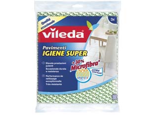 5pz vileda panno pavimenti igiene super pz.3 cm.50x45 cod:ferx.fer309448