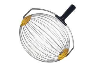 raccoglitore per noci "rotoracc" senza manico - modello grande - cestello ? mm.260x215 cod:ferx.fer311953