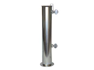 2pz tubo in ferro zincato per base ombrellone - ? mm.55 cod:ferx.fer314411