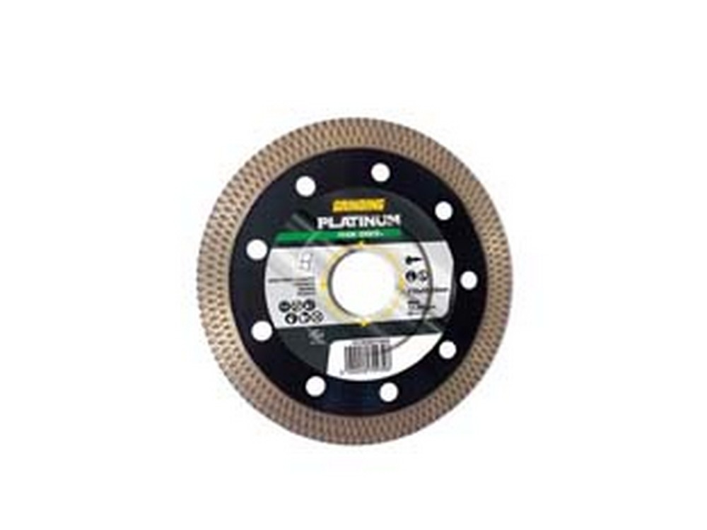 dischi diamantati "platinum thin gres+" per gres ? mm.115 - ? mm.115x1,4 foro 22,23 corona continua cod:ferx.fer315074
