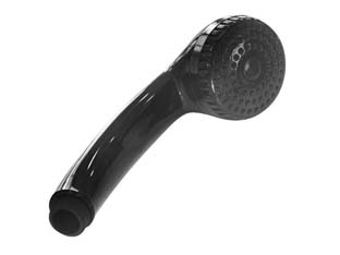 6pz doccetta getto fisso in plastica nera cod:ferx.fer316385