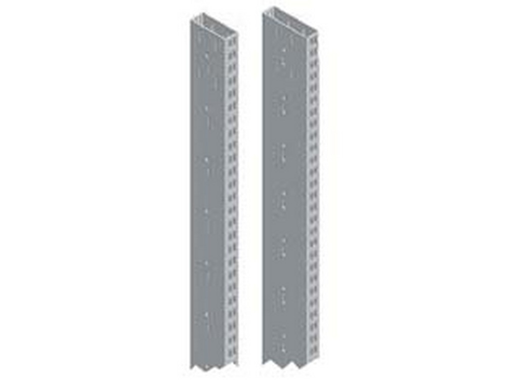 Image of piantana verniciata grigio ral 7035 - mm.2560 h.x80 l.x30 p80 cod:ferx.fer320283