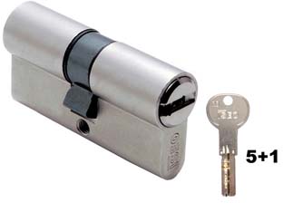 cilindro infilare profilo europeo "r6 plus" 82r60 - mm.85 decentrato (35x50) (82r6035509c5) cod:ferx.fer321334