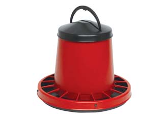 10pz mangiatoia con griglia antispreco fissa per avicoli "winni" - kg. 3 di capienza misure ? mm.290x240h. cod:ferx.fer322546