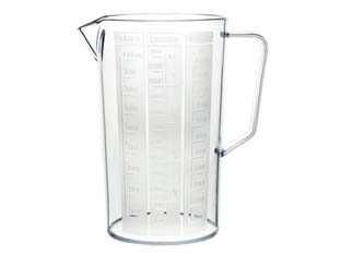 6pz caraffa graduata con manico "florida" - lt.1,5 - ? cm.12x19h. cod:ferx.fer326193
