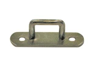50pz cavallotto a maniglia rettangolare zincato - mm.25x15 cod:ferx.fer329606