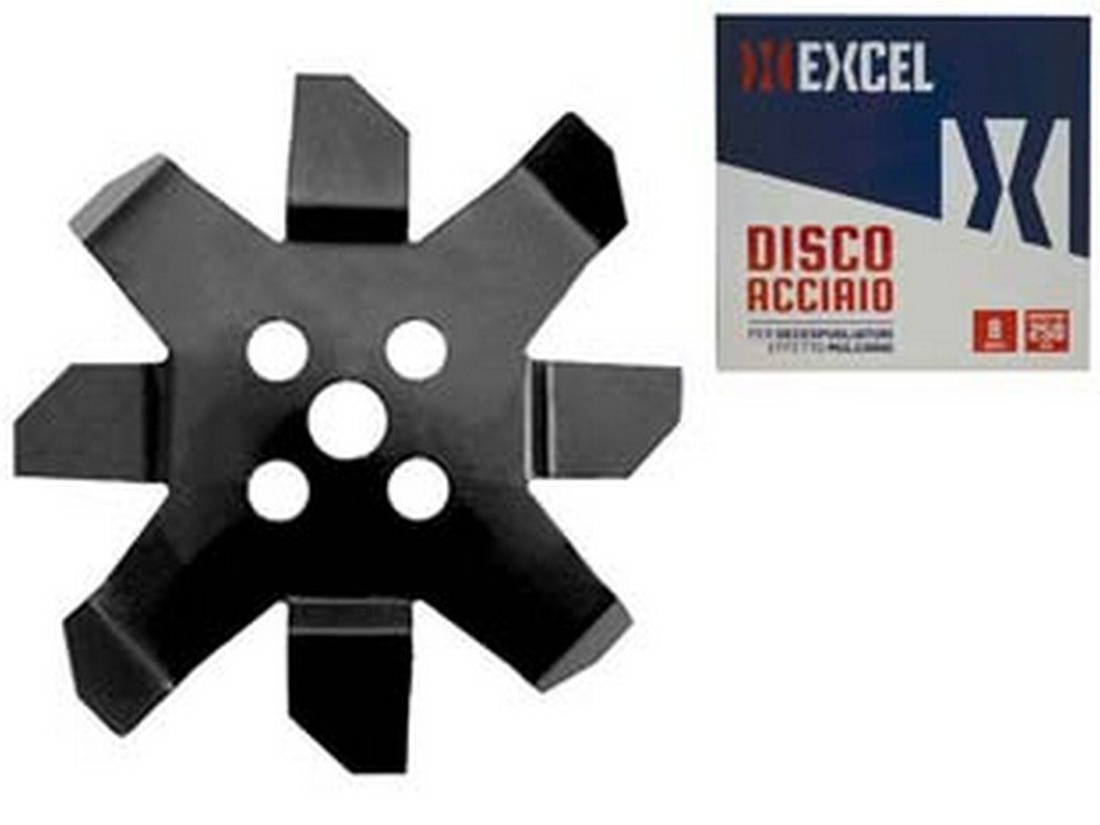 Image of disco in metallo per decespugliatore a 8 denti effetto mulching cod:ferx.fer340373