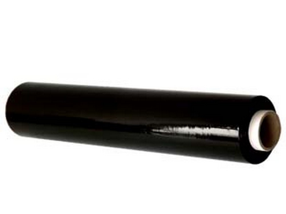 Image of 6pz film estensibile manuale nero - cm.50h. lunghezza rotolo mt.300 - spessore my 23 cod:ferx.fer343749
