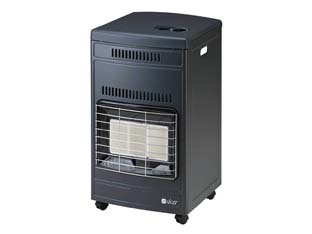 stufa infrarossi a gas gpl ventilata 4200w grigia - misure cm.40,5x44,5x77h. peso kg.14,5 - euro92t cod:ferx.fer344449