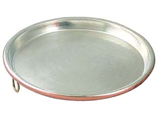 teglia in rame stagnato per farinata - cm.38x2h. cod:ferx.fer336352