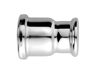 10pz manicotto ridotto in ottone cromato per canotti - ? mm.26x32 cod:ferx.fer348416