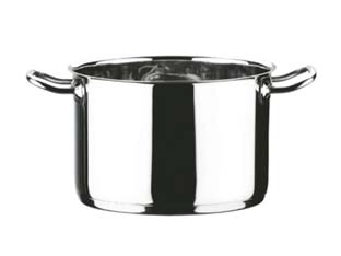 pentola 2 manici in acciaio inox 18/10 - cm.20 cod:ferx.fer352895