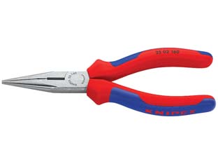 pinza per meccanica con becchi mezzotondi e tronchese din iso 5745 - mm.160 cod:ferx.fer353366