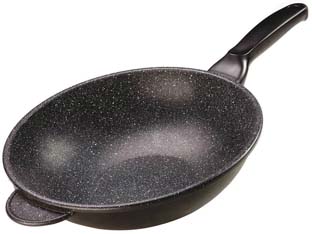 wok linea granito hard stone - cm.30 cod:ferx.fer353946
