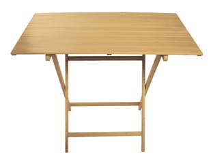 tavolo pic-nic singolo in legno colore naturale - cm.60x100 cod:ferx.fer354172