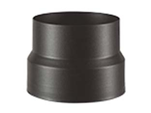 riduzione porcellanata per stufe a legna nero opaco "ala smalto top" - f ? mm.150 m ? mm.130 x mm.150h. cod:ferx.fer363488