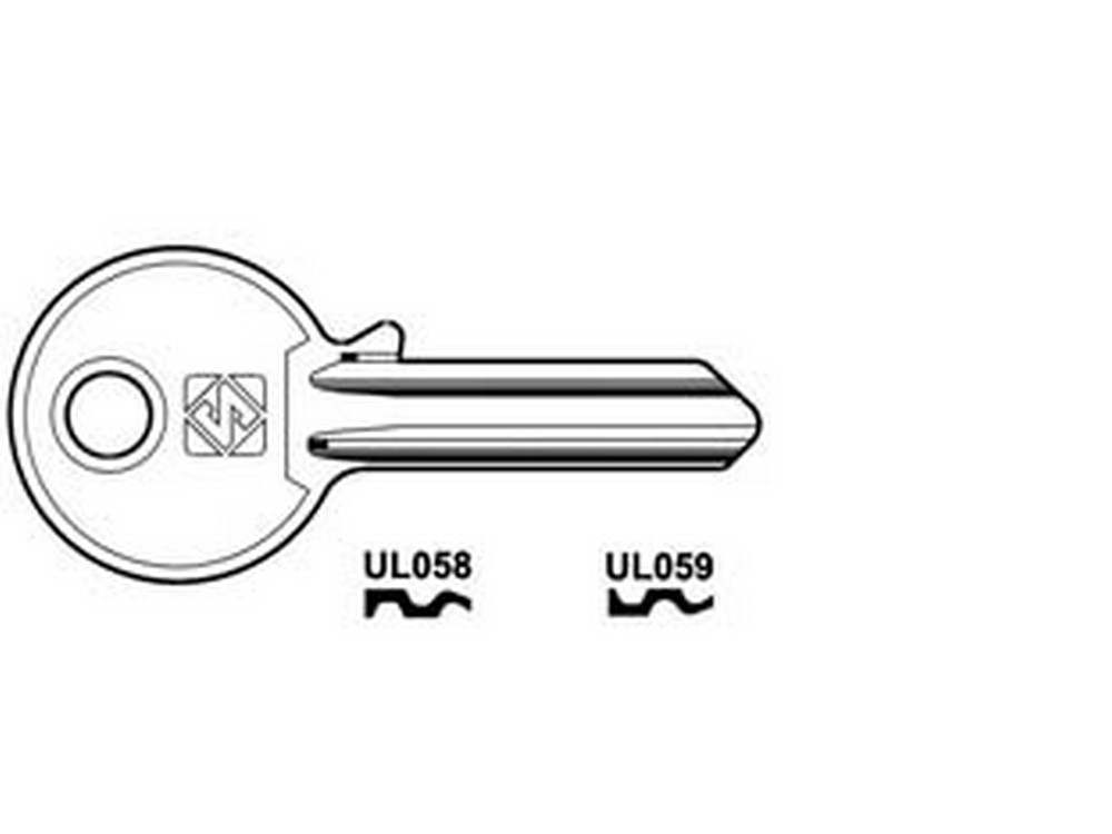 Image of 100pz chiavi per cilindri universal 5 spine piccole in acc. nich. - ul058 dx cod:ferx.fer369220