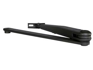 braccio con fermo nero per chiudiporta dc300 dcl192 - nero ral9005 (dcl1929005) cod:ferx.fer380874