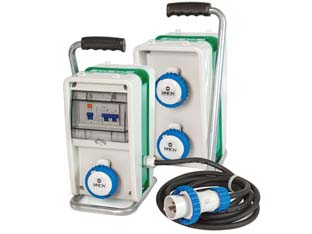 quadro eolo asc portatile con cavalletto 3 prese industriali ip67 cod:ferx.fer384261