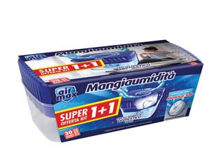 6pz kit vortex airmax mangiaumidita' vaschetta + tab - vaschetta e 1 ricarica tab inclusa cod:ferx.fer386227