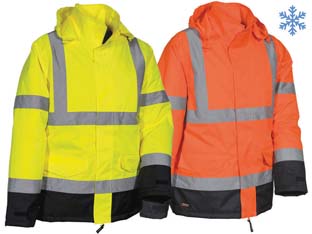 giacca imbottita namsos ad alta visibilita' - tg.m - giallo fluo/navy cod:ferx.fer398633
